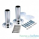 Conjunto de 2 Anclajes desmontable con pletina