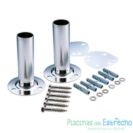 Conjunto de 2 Anclajes desmontable con pletina