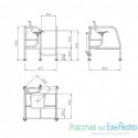 Silla socorrista H-400 acceso rápido
