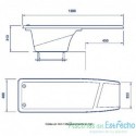 Palanca para piscina Dynamic 1200