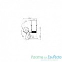 Elevador Hidráulico Astralpool L-1000 completo