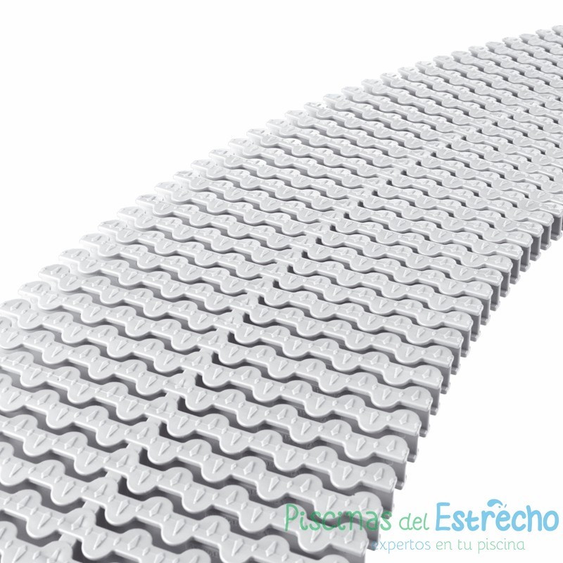 Módulo rejilla transversal blanca para curvas Astralpool 22/335 mm