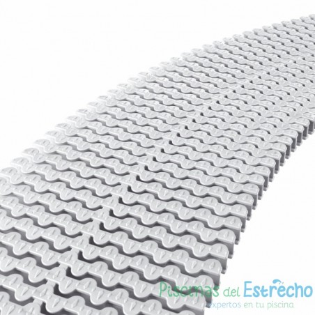 Módulo rejilla transversal blanca para curvas Astralpool 22/335 mm