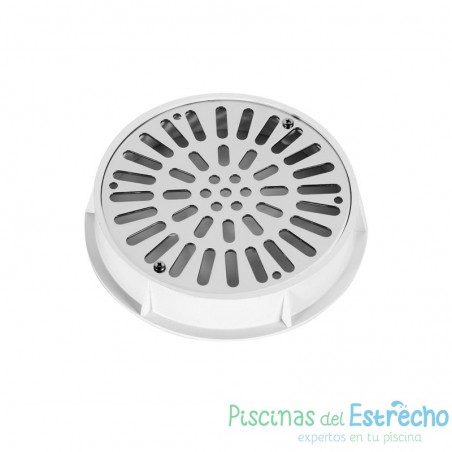 Reja de desagüe en acero inox. d. 200 mm.