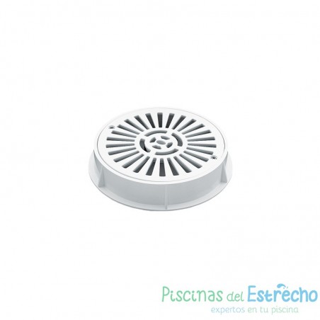 Reja de desagüe para piscinas 200mm.