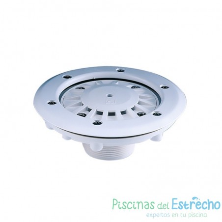 Boquilla de impulsion fondo piscina prefabricada roscar