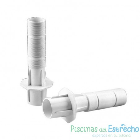Pasamuros encolable d. 63 conexión posterior rosca macho