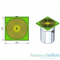 Regulador de nivel para piscina hormigón