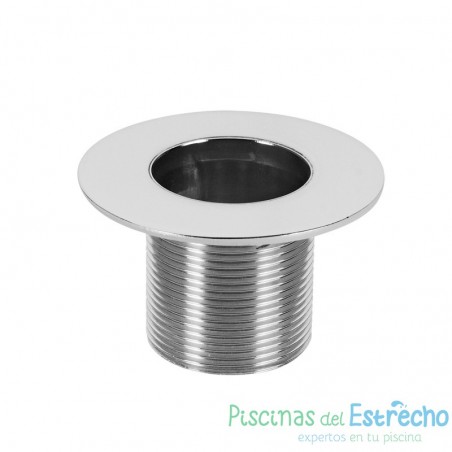 Boquilla Aspiración Para Piscina De Hormigón Inox AISI-316 rosca ext.