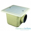 Sumidero poliéster 330 x 330 salida d.75