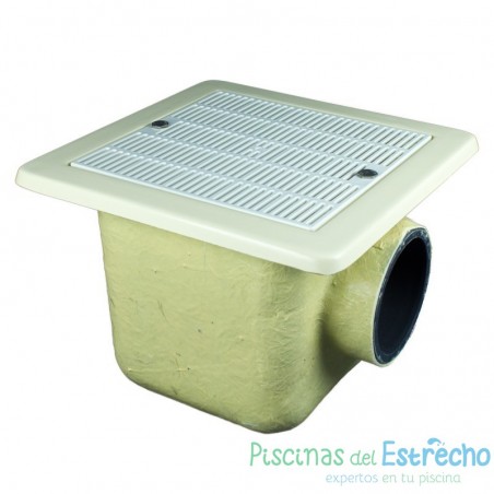 Sumidero poliéster 330 x 330 salida d.75