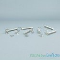 Tornillería para peldaño escalera AISI-304