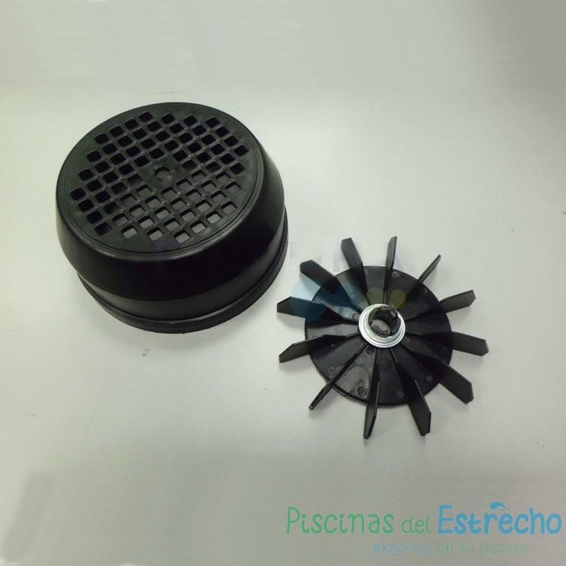 Recambio bomba Astralpool Conjunto tapa + ventilador 0,75 CV - 1 CV