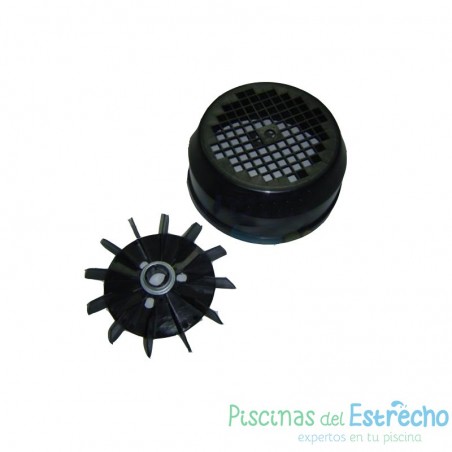 Recambio bomba Astralpool Conjunto tapa + ventilador