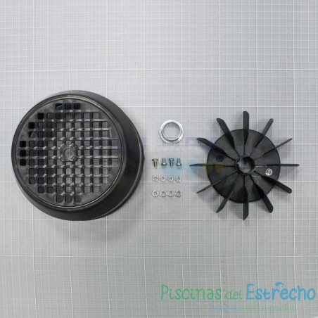 Recambio bomba Astralpool Conjunto ventilador + tapa Victoria Plus Silent 1,5 CV - 2 CV - 3 CV