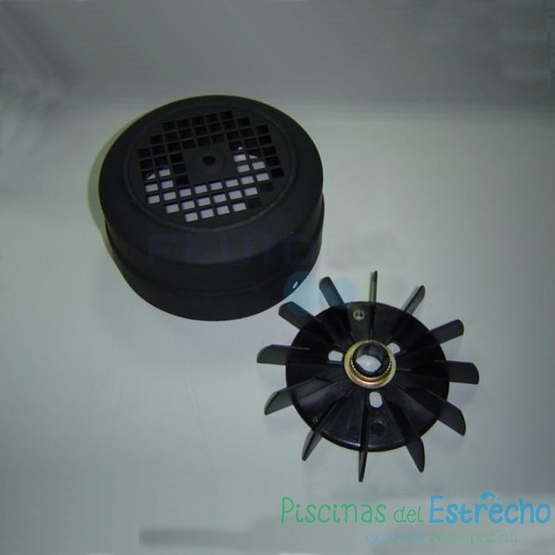Recambio bomba Astralpool Conjunto tapa + ventilador C.80 Alaska Plus 1,5 CV a 3 CV