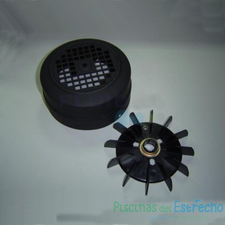Recambio bomba Astralpool Conjunto tapa + ventilador C.80 Alaska Plus 1,5 CV a 3 CV