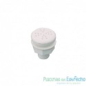 Boquilla soplante roscada en ABS blanco