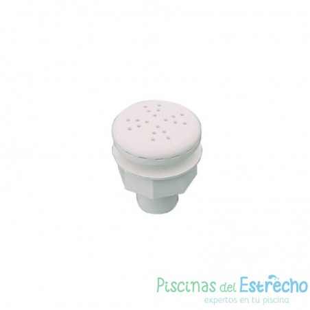 Boquilla soplante roscada en ABS blanco
