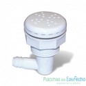 Boquilla soplante salida lateral 3/8\ ABS blanco"