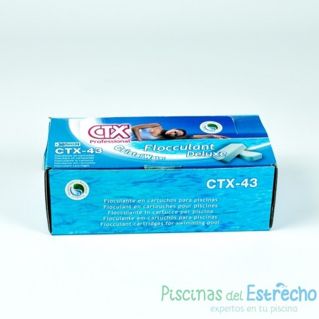 Floculante cartuchos CTX 43 en 1 kg.
