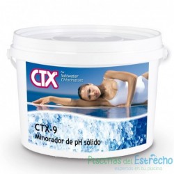 CTX 9 en 8 kg. Minorador de ph solido para piscinas de sal