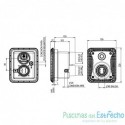 Boquilla natación contracorriente Astralpool Marlin XS