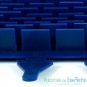 Recambio limpiafondos Zodiac Esponja de goma a láminas azul Tipo 1 PMS295 (2 unidades)