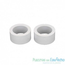 Recambio clorador Zodiac Adaptador PVC para pegar 1" 1/2