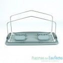 Recambio limpiafondos Zodiac Conjunto portafiltro gris