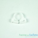 Recambio limpiafondos Zodiac Abrazadera cola limpiafondos blanca