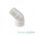 Recambio limpiafondos Zodiac Codo conector 45º
