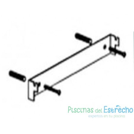 Recambio clorador Zodiac Soporte fijación pared con kit tornillería