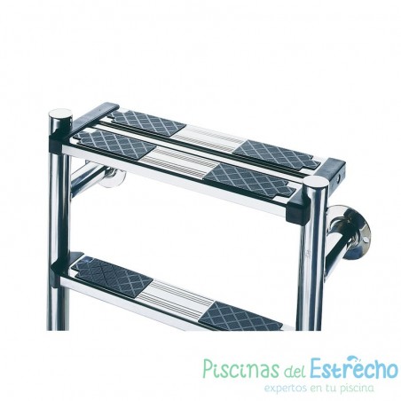 Escalera partida Astralpool parte inferior con peldaño de seguridad)