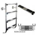 Escalera partida Astralpool parte inferior con peldaño de seguridad)