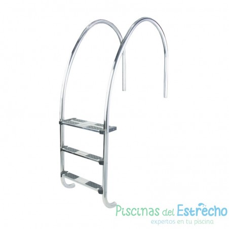 Escalera Astralpool para piscina con rebosadero