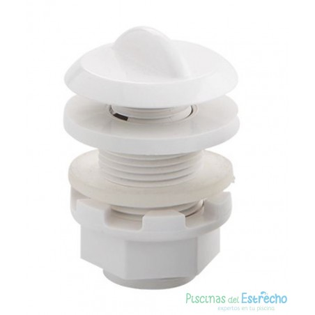 Toma de aire regulable 3/4" ABS blanco minispas