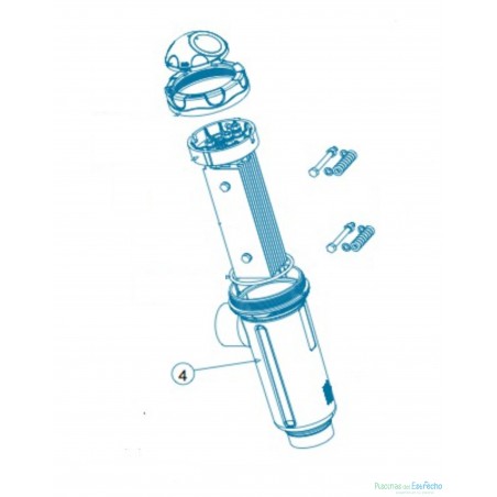 Vaso porta electrodos Domotic 42 de Idegis, R-010