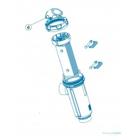 Protector contacto Domotic 12, 24 y 32 de Idegis R-303