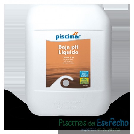 Minorador de pH PISCIMAR PM-601L en 25 Kg