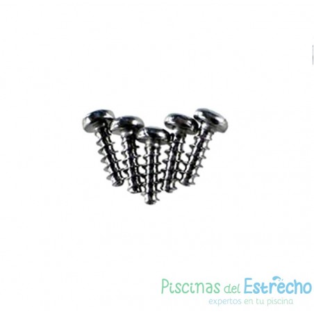 Recambio limpiafondos Zodiac Tornillo 2,9 x 9,5 mm (5 unidades)