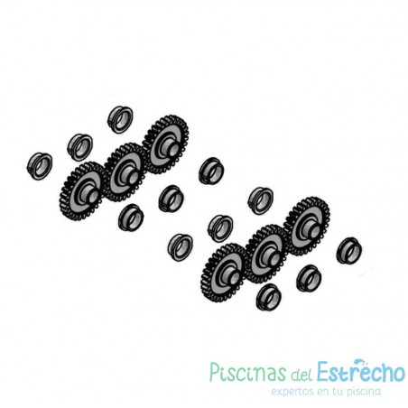 Recambio limpiafondos Zodiac Kit completo engranajes
