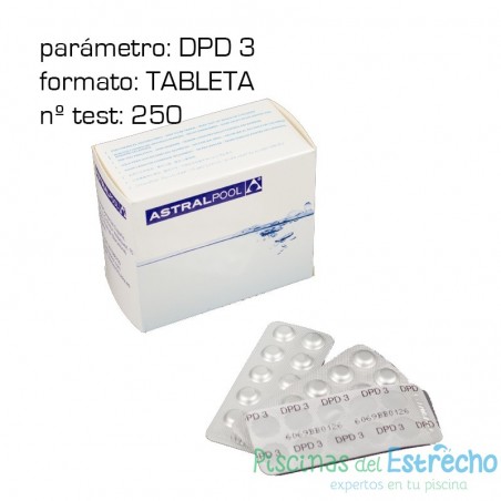Reactivo DPD 3 Fotómetro Astralpool