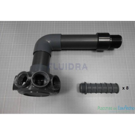 Conjunto colector de Ø450 para filtro Astralpool
