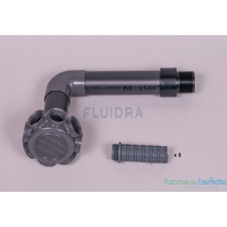 Conjunto colector filtro Aster Ø550 para filtro Astralpool