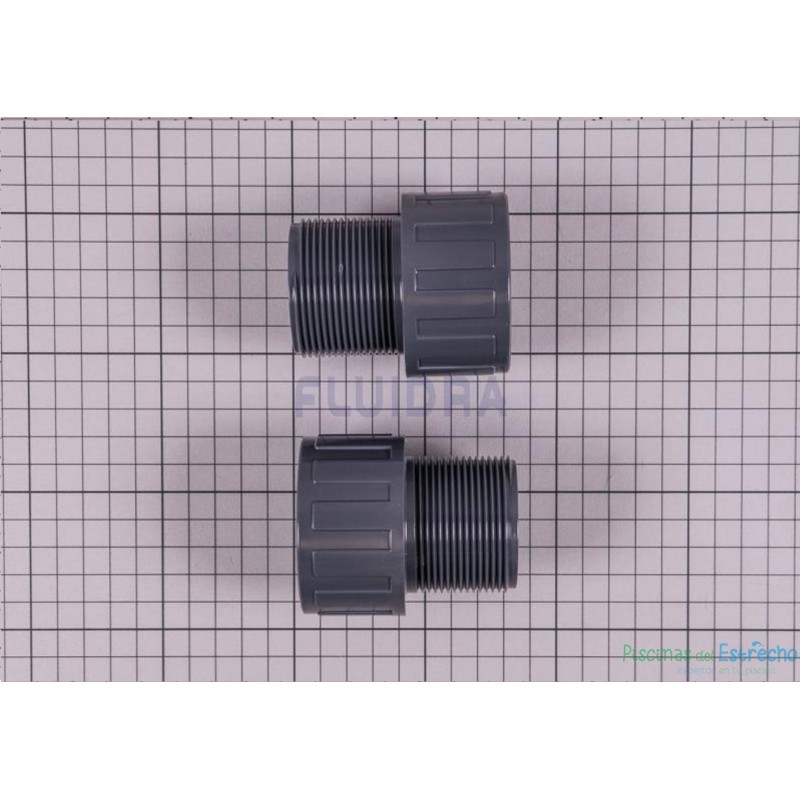 Terminal rosca 50 x 1 1/2" filtro Star Plus (2 Uds)
