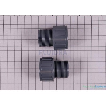 Terminal rosca 50 x 1 1/2" filtro Star Plus (2 Uds)