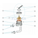 Despiece Recambios Válvula Selectora 2" con tornillos (07444)