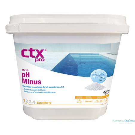 Minorador de pH granulado CTX 10
