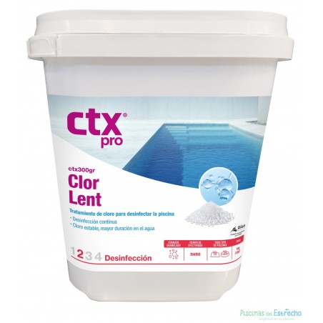 Cloro lento granulado CTX 300GR